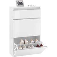 Scarpiera Magic 60 – 2 ante + 1 ribalta – Bianco Lucido