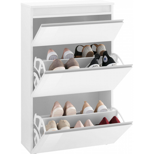 Scarpiera Magic 60 – 2 ante + 1 ribalta – Bianco Lucido