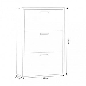 SCARPIERA MOLLY 3 ANTE A RIBALTA BIANCO