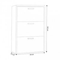 SCARPIERA MOLLY 3 ANTE A RIBALTA OLMO CHIARO