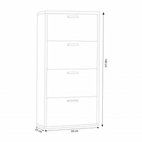 SCARPIERA MOLLY 4 ANTE A RIBALTA BIANCO