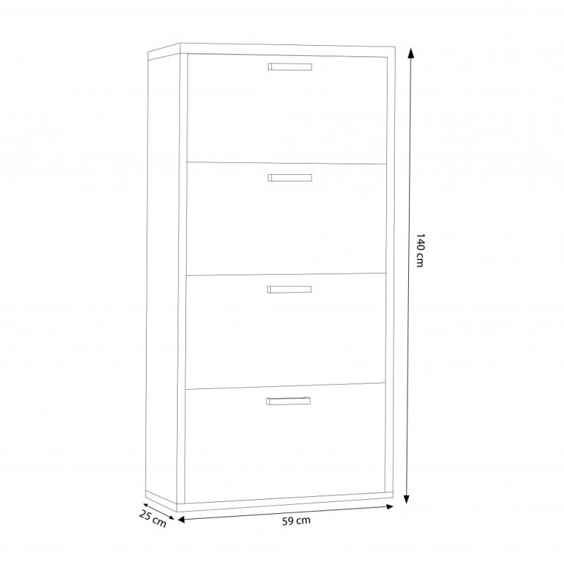 SCARPIERA MOLLY 4 ANTE A RIBALTA PINO CHIARO