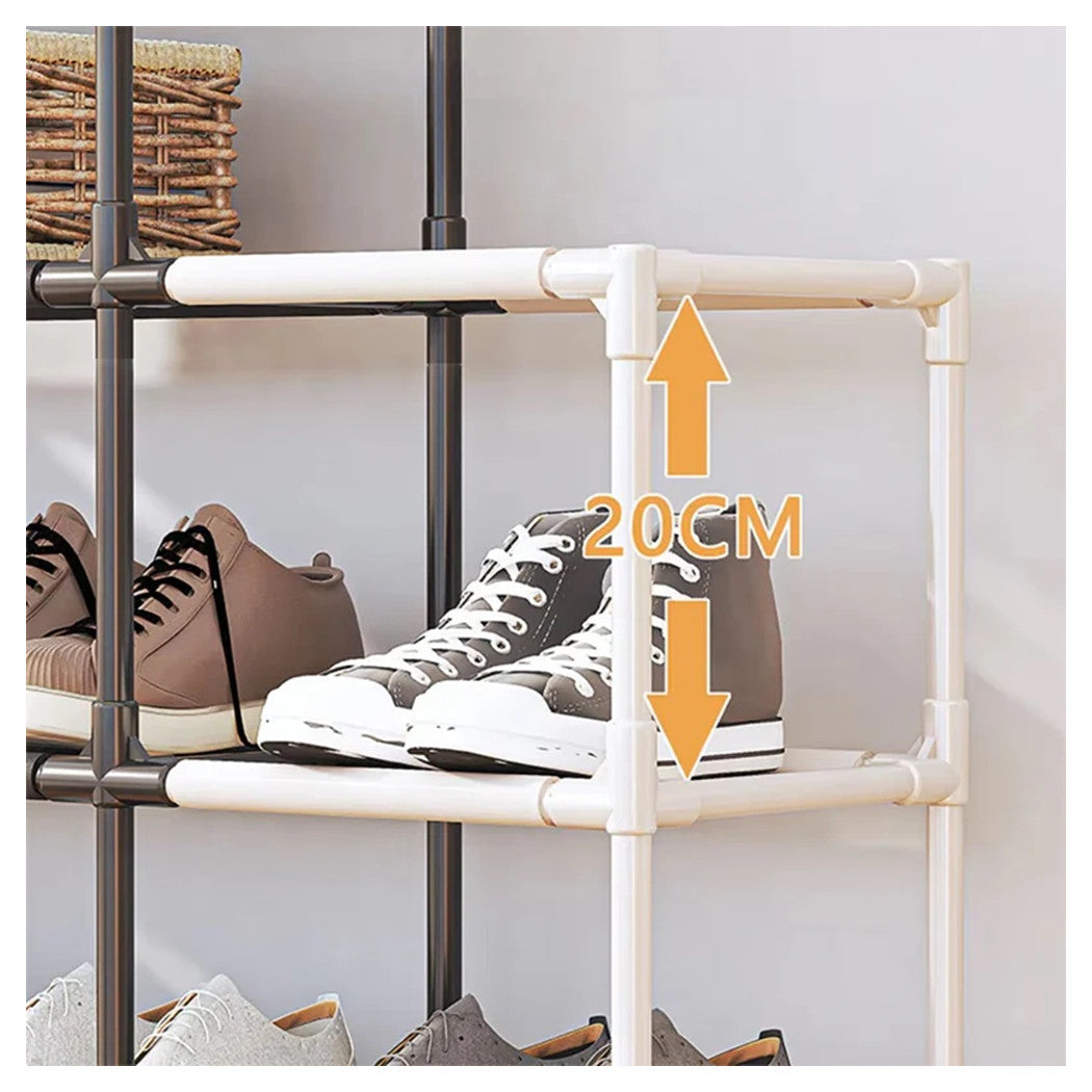 Trade Shop - Scarpiera Multistrato Organizzatore Salvaspazio Ingresso Design Compatto Funzionale -