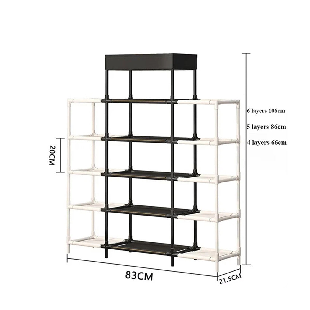 Trade Shop - Scarpiera Multistrato Organizzatore Salvaspazio Ingresso Design Compatto Funzionale -