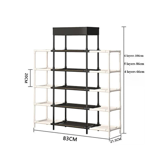 Trade Shop - Scarpiera Multistrato Organizzatore Salvaspazio Ingresso Design Compatto Funzionale -