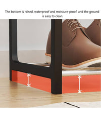 Scarpiera Organizzatori Di Scarpe In Metallo Calzature Negozi Assemblaggio Rapido         