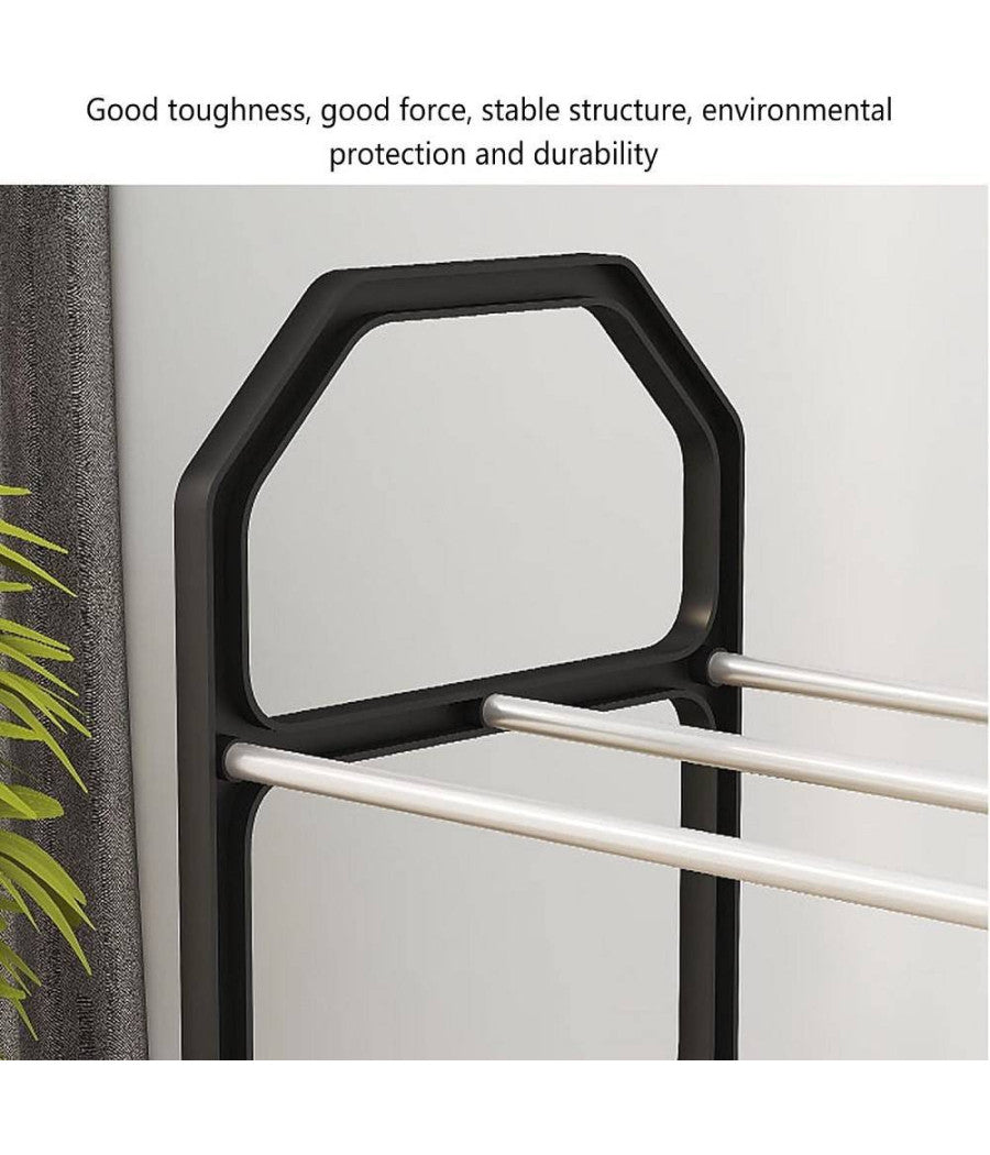 Scarpiera Organizzatori Di Scarpe In Metallo Calzature Negozi Assemblaggio Rapido         