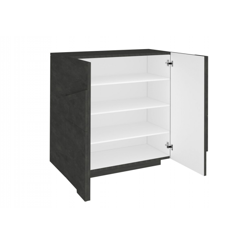 Scarpiera Ping 80 – 2 ante – Ardesia