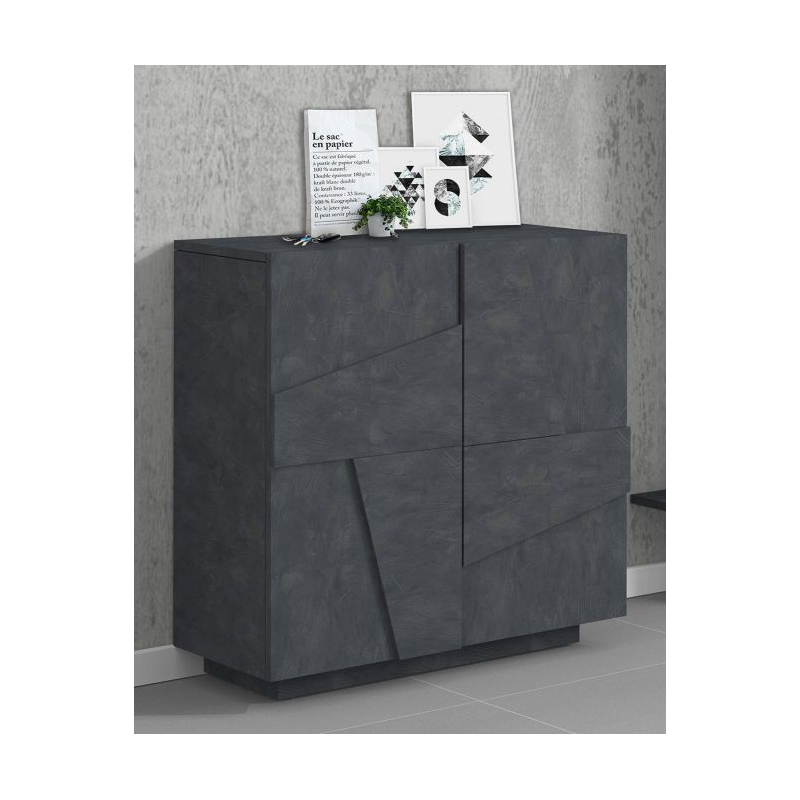 Scarpiera Ping 80 – 2 ante – Ardesia