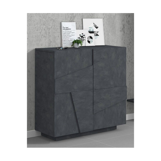 Scarpiera Ping 80 – 2 ante – Ardesia