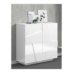 Scarpiera Ping 80 – 2 ante – Bianco Lucido