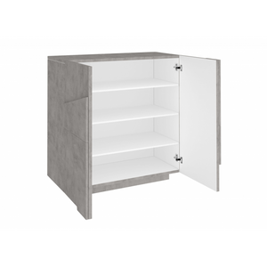 Scarpiera Ping 80 – 2 ante – Cemento Bronx