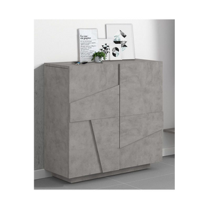 Scarpiera Ping 80 – 2 ante – Cemento Bronx