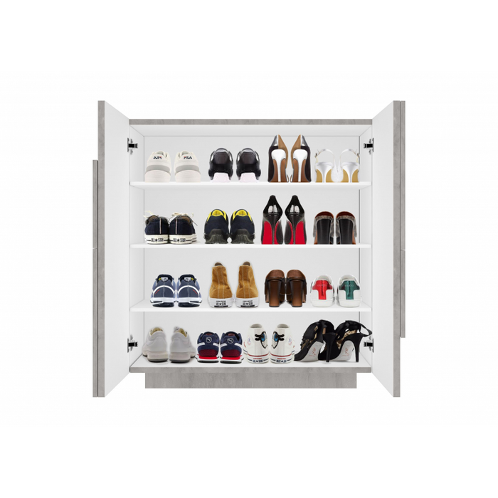 Scarpiera Ping 80 – 2 ante – Cemento Bronx