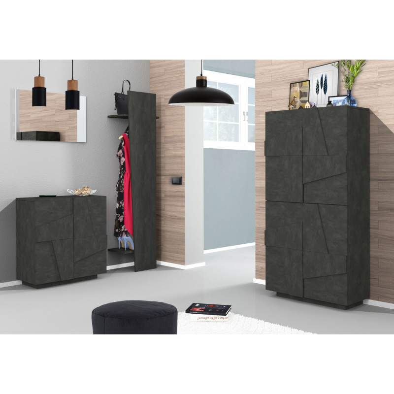 Scarpiera Ping 80 – 4 ante – Ardesia