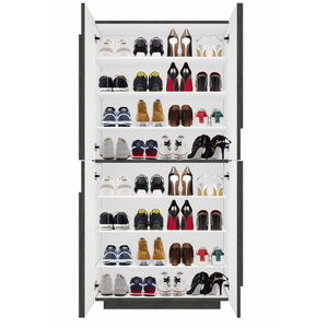 Scarpiera Ping 80 – 4 ante – Ardesia