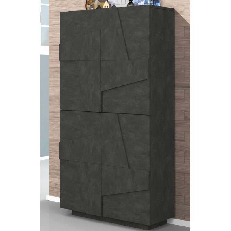 Scarpiera Ping 80 – 4 ante – Ardesia