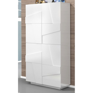 Scarpiera Ping 80 – 4 ante – Bianco Lucido