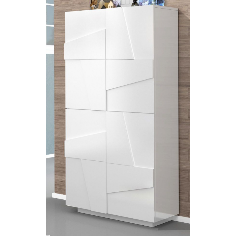 Scarpiera Ping 80 – 4 ante – Bianco Lucido