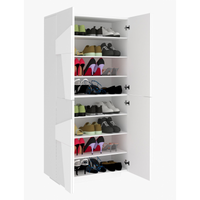 Scarpiera Ping 80 – 4 ante – Bianco Lucido