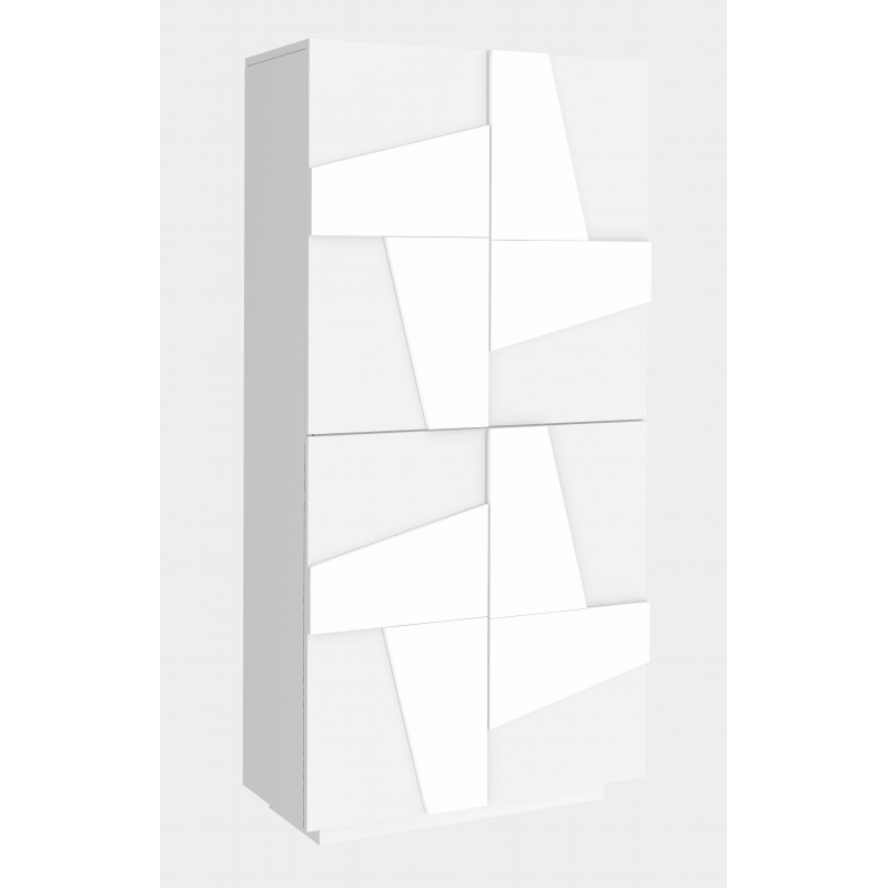 Scarpiera Ping 80 – 4 ante – Bianco Lucido