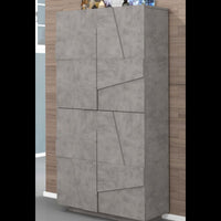 Scarpiera Ping 80 – 4 ante – Cemento Bronx