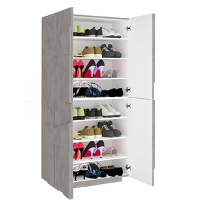 Scarpiera Ping 80 – 4 ante – Cemento Bronx