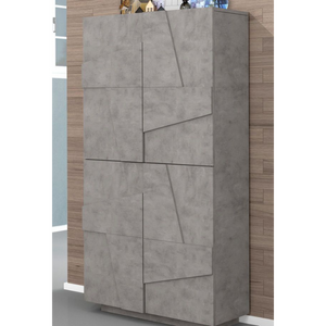 Scarpiera Ping 80 – 4 ante – Cemento Bronx