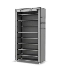 Scarpiera Salvaspazio 10 Ripiani 27paia Di Scarpe Scaffale Acciaio E Tessuto Tnt         