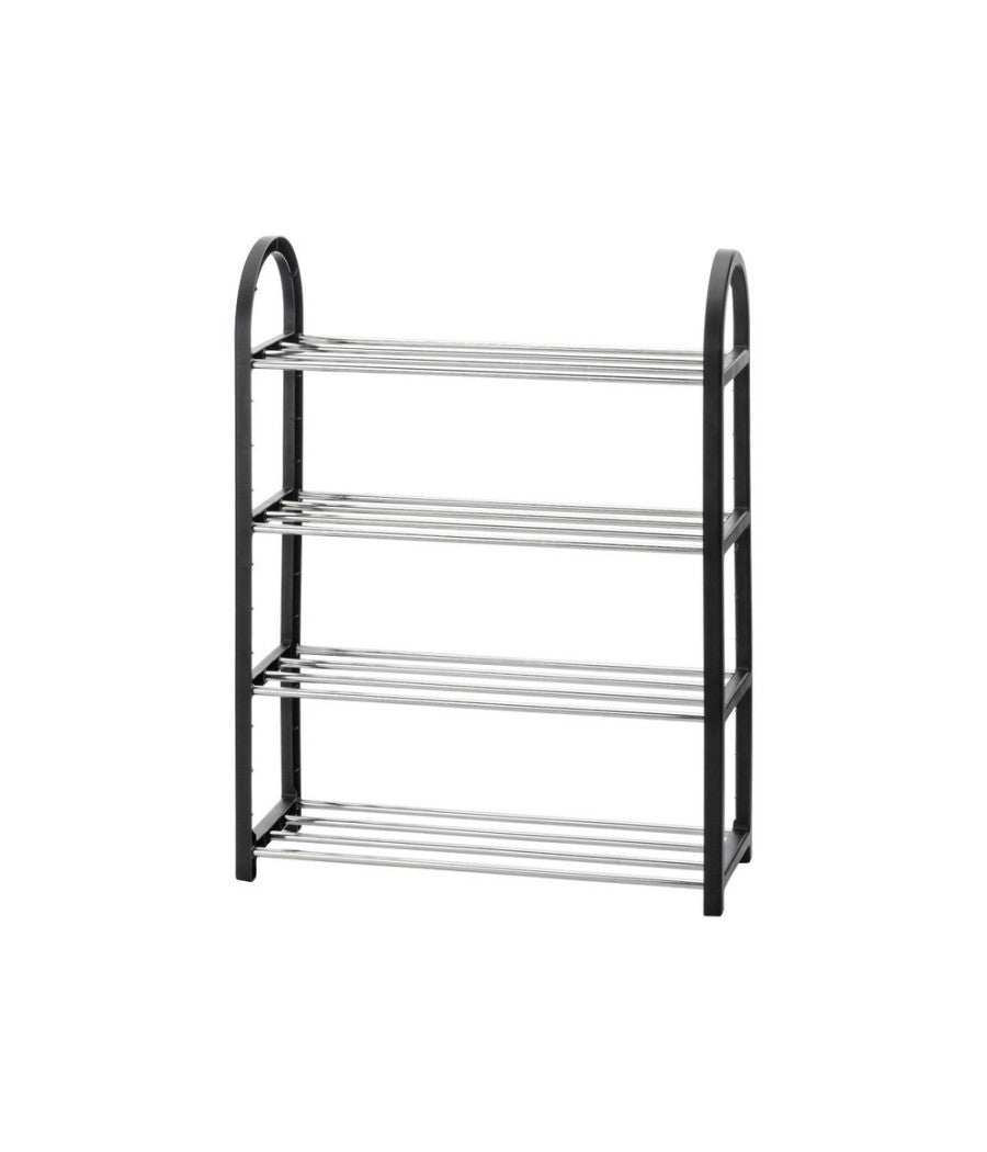 Scarpiera Salvaspazio A 4 Ripiani Fino A 15 Paia Di Scarpe Armadio Portascarpe         