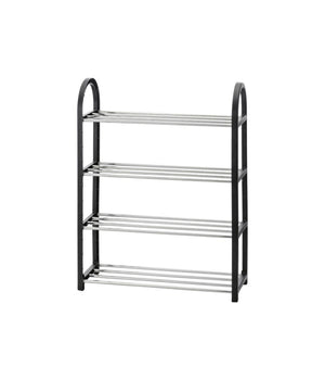 Scarpiera Salvaspazio A 4 Ripiani Fino A 15 Paia Di Scarpe Armadio Portascarpe         