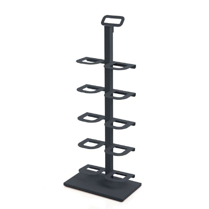Scarpiera salvaspazio TIDY – portascarpe verticale slim in metallo 20 cm per 5 paia, mobile per scarpe ingresso e corridoio