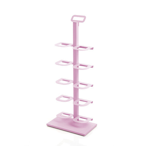 Scarpiera salvaspazio TIDY – portascarpe verticale slim in metallo 20 cm per 5 paia, mobile per scarpe ingresso e corridoio