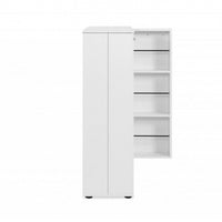 Scarpiera Satos02A bianca 2 ante e 8 ripiani