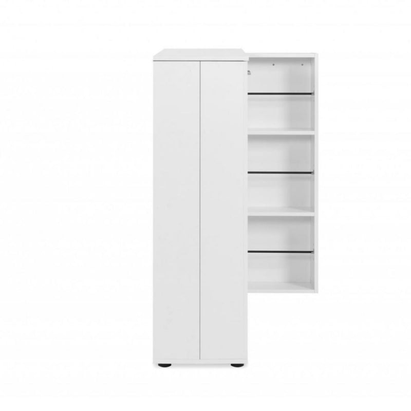 Scarpiera Satos02A bianca 2 ante e 8 ripiani