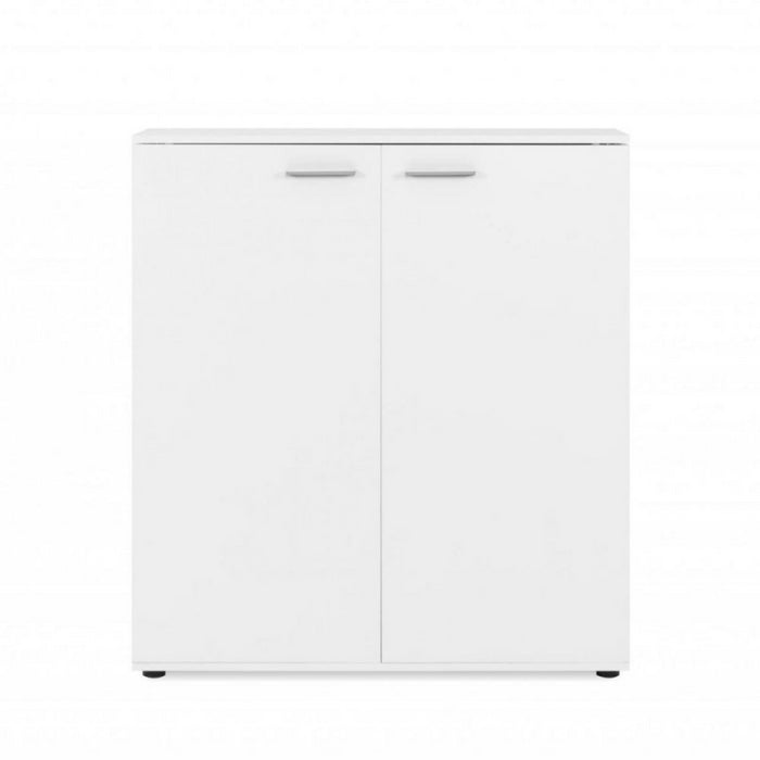 Scarpiera Satos02A bianca 2 ante e 8 ripiani