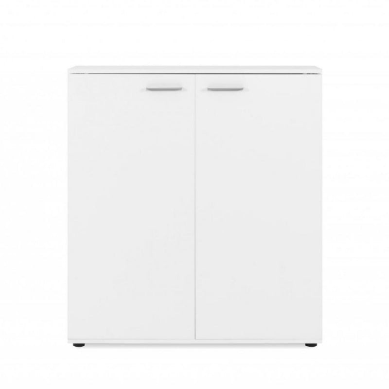 Scarpiera Satos02A bianca 2 ante e 8 ripiani