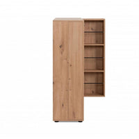 Scarpiera Satos02A rovere 2 ante e 8 ripiani