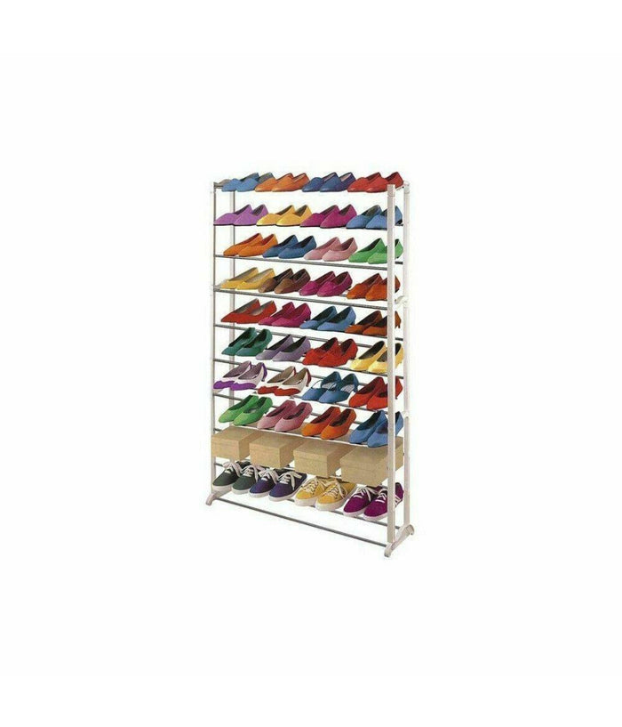 Trade Shop - Scarpiera 50 Paia Scarpe Salvaspazio Organizer Ordine Ripostiglio Casa Armadio -