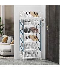 Scarpiera Scaffale Organizer Salvaspazio A 3 Ripiani Scarpe Impilabile 53x45x18c         