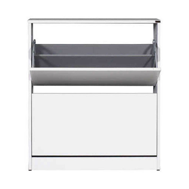 Scarpiera shc520 a due ante a ribalta bianco