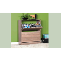 Scarpiera shc520 a due ante a ribalta rovere