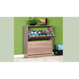 Scarpiera shc520 a due ante a ribalta rovere