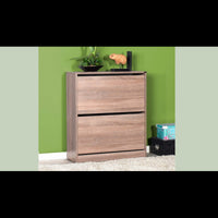 Scarpiera shc520 a due ante a ribalta rovere