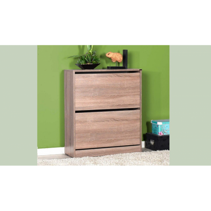 Scarpiera shc520 a due ante a ribalta rovere