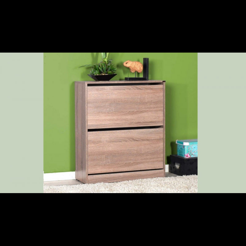 Scarpiera shc520 a due ante a ribalta rovere