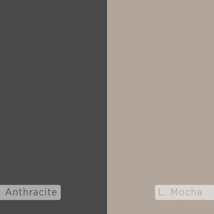 Scarpiera Sunno light mocha con anta colore antracite