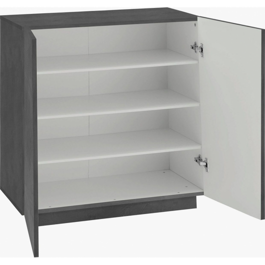 Scarpiera Vega – 2 Ante – 80x86x38 - Ardesia