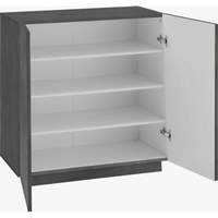 Scarpiera Vega – 2 Ante – 80x86x38 - Ardesia