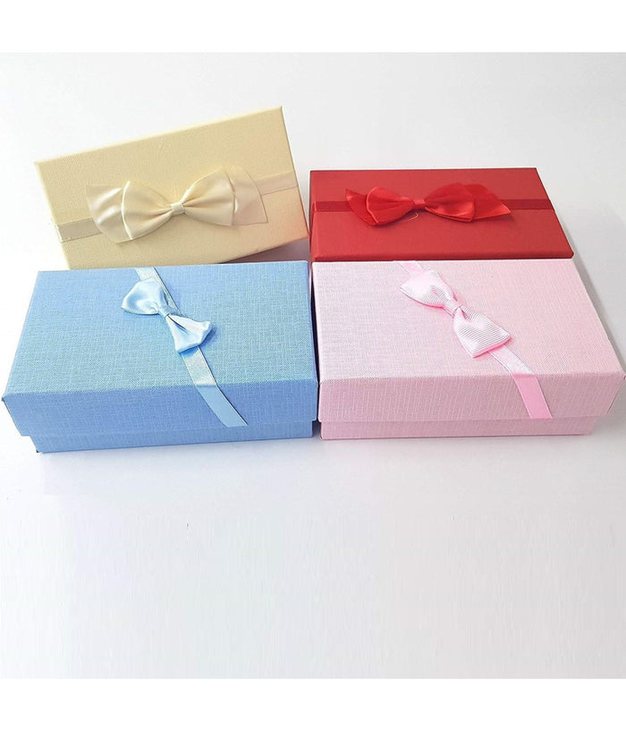 Scatola 15x9x5.5cm 2 Pezzi Scatole Fiocco Orologio Bracciale Scatolino Gioielli         